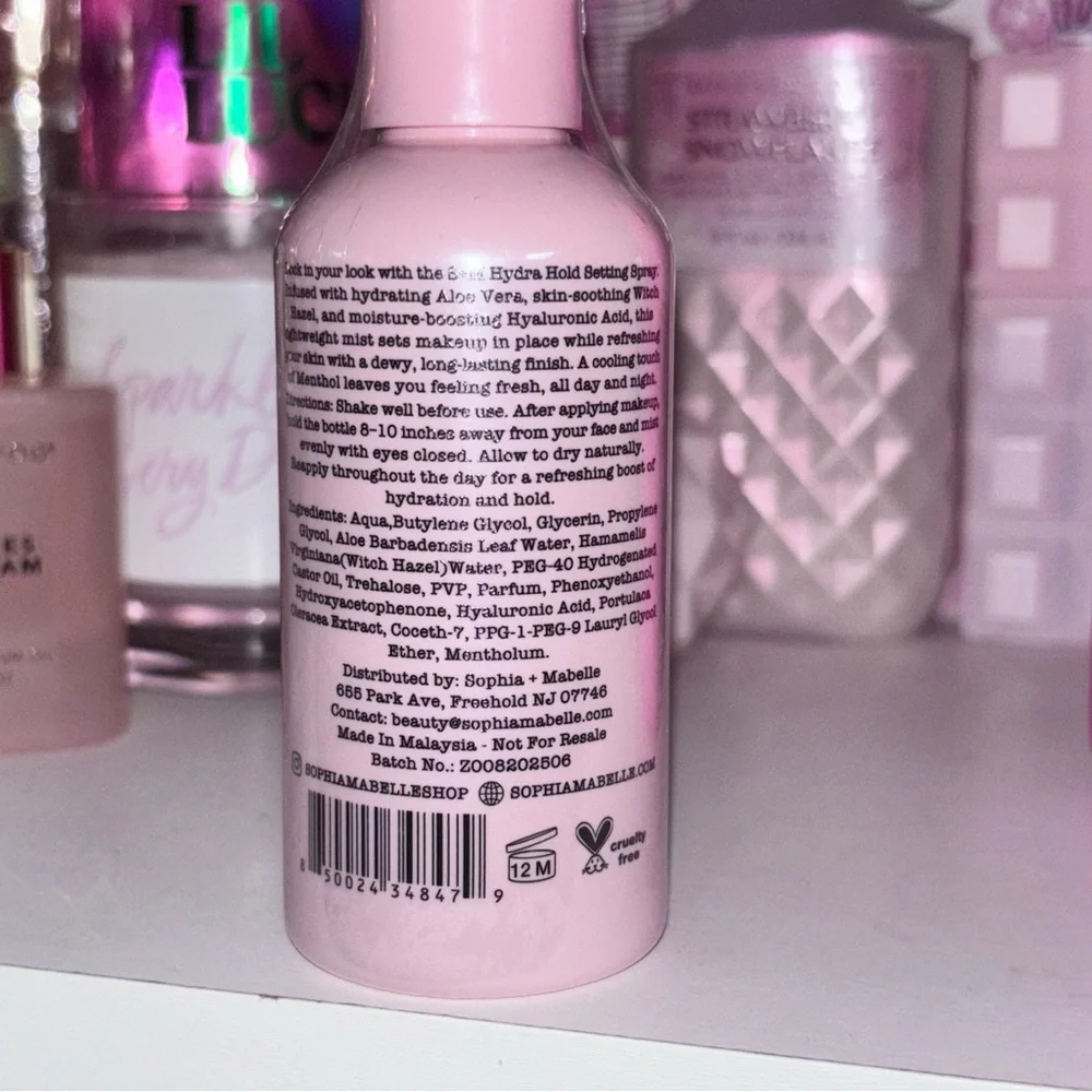 NEW sophia+mabelle HYDRA-HOLD Hydrating Setting💝